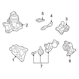 Mazda OE - Engine / Transaxle - Engine & Transmission Mounting