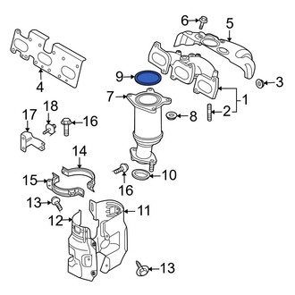 Mazda OE - Rear Catalytic Converter Gasket