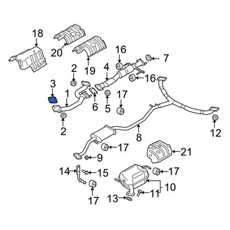 Mazda OE - Rear Rearward Catalytic Converter Gasket