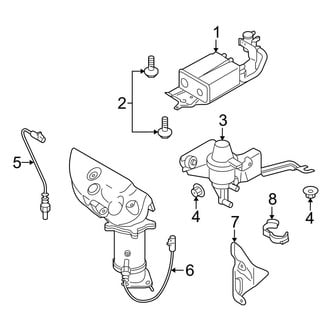 Mazda OE - Emission System - Emission Components