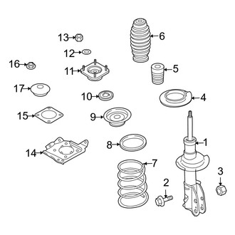 Mazda OE - Front Suspension - Struts & Components