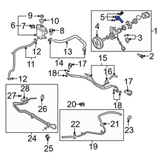 Mazda OE - Power Steering Return Hose
