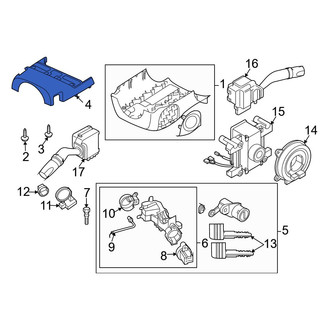 Mazda OE - Upper Steering Column Cover