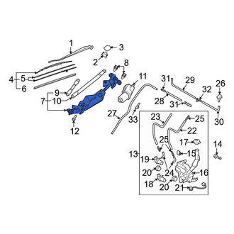 Mazda OE - Wiper Linkage