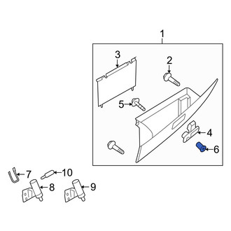 Mazda OE - Glove Box Lock Kit