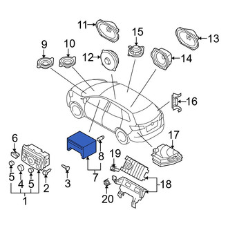 Mazda OE - Radio Control Unit