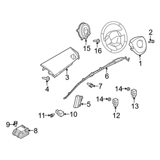 Mazda OE - Restraint Systems - Air Bag Components