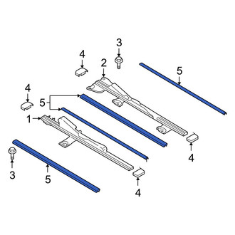 Mazda OE - Center Seat Track Cover