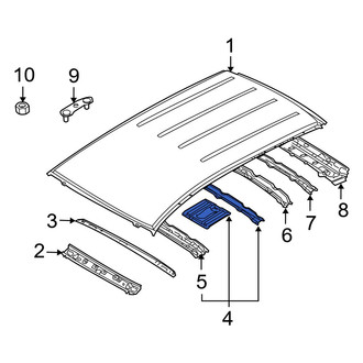 Mazda OE - Roof Side Rail Reinforcement