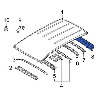 Mazda OE - Rear Roof Header Panel