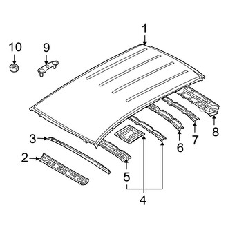 Mazda OE - Roof & Components (W/O Sunroof)