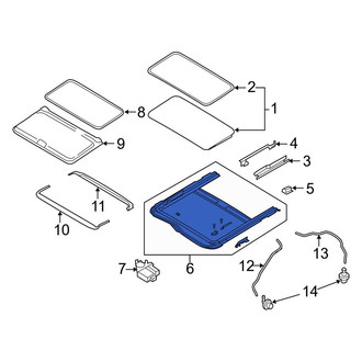 Mazda OE - Sunroof Frame