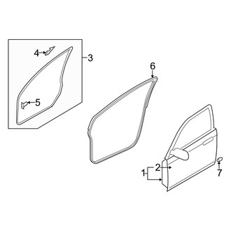 Mazda OE - Front Door - Door & Components