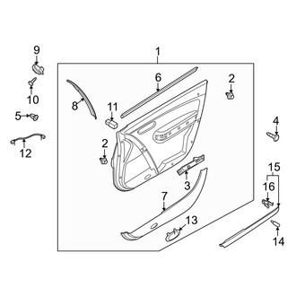 Mazda OE - Front Door - Interior Trim