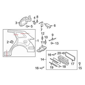 Mazda OE - Quarter Panel & Components
