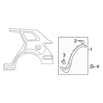 Mazda OE - Quarter Panel - Exterior Trim
