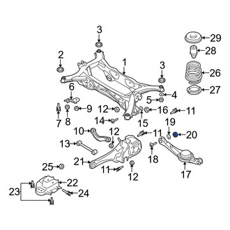 Mazda OE - Lateral Arm Nut