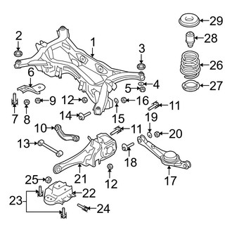 Mazda OE - Rear Suspension - Suspension Components (AWD)