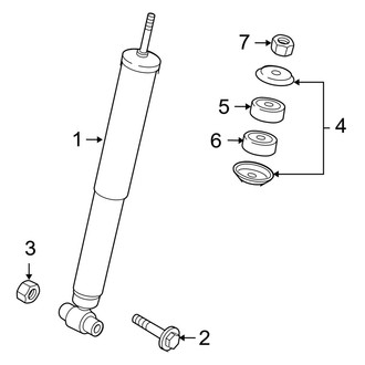 Mazda OE - Rear Suspension - Shocks & Components (AWD)