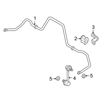 Mazda OE - Rear Suspension - Stabilizer Bar & Components (AWD)