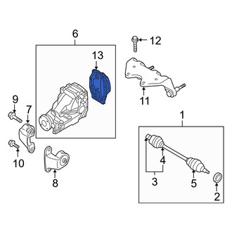 Mazda OE - Rear Differential Cover