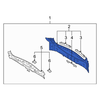 Mazda OE - Rear Rear Body Panel