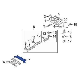 Mazda OE - Rear Suspension Subframe Crossmember
