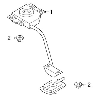 Mazda OE - Rear Body & Floor - Spare Tire Carrier