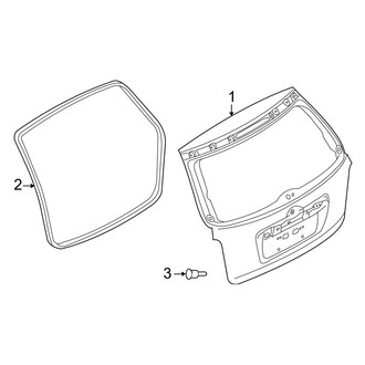 Mazda OE - Lift Gate - Gate & Hardware