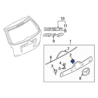 Mazda OE - Spoiler Clip
