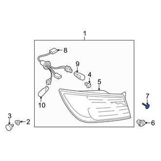 Mazda OE - Tail Light Screw