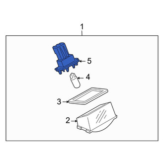 Mazda OE - Rear License Plate Light Socket