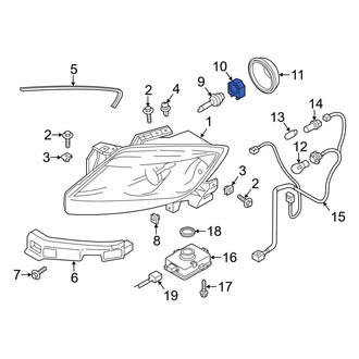 Mazda OE - Front High Intensity Discharge (HID) Headlight Igniter