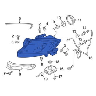 Mazda OE - Front Left Headlight