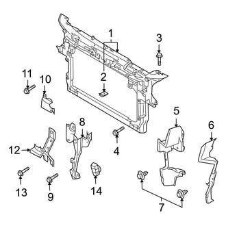 Mazda OE - Radiator Support