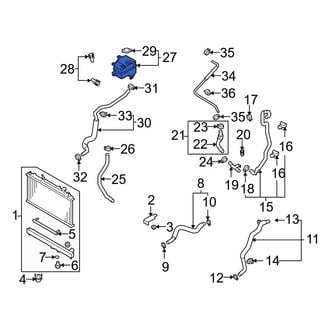 Mazda OE - Engine Coolant Reservoir