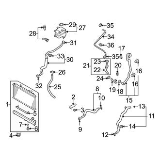 Mazda OE - Cooling - Radiator & Components