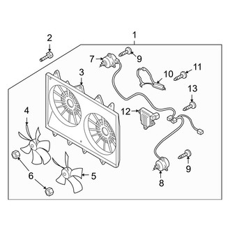 Mazda OE - Cooling Fan (W/O Heavy Duty)