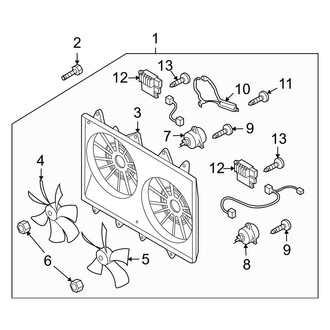 Mazda OE - Cooling Fan (With Heavy Duty)