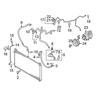 Mazda OE - Upper A/C Refrigerant Line O-Ring