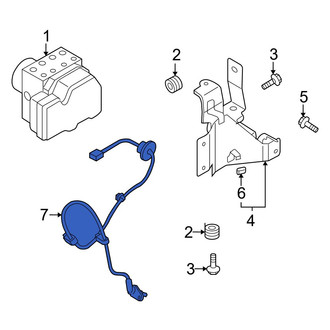 Mazda OE - Front Left ABS Wheel Speed Sensor
