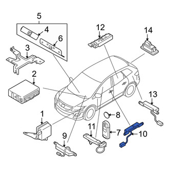 Mazda OE - Center Left Outer Keyless Entry Antenna