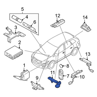 Mazda OE - Center Inner Keyless Entry Antenna