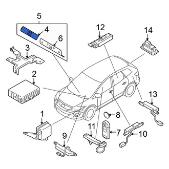 Mazda OE - Keyless Entry Receiver