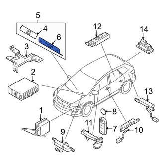 Mazda OE - Keyless Entry Receiver Bracket