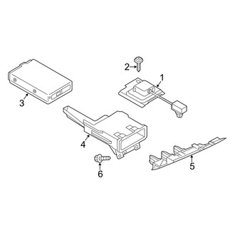 Mazda OE - Instrument Panel - Navigation System Components