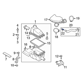 Mazda OE - Vacuum Line Adapter