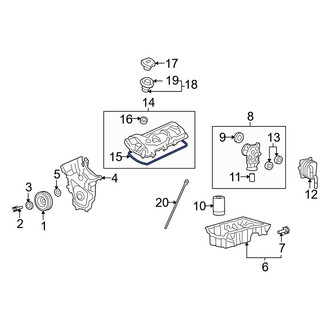 Mazda OE - Left Engine Valve Cover Gasket