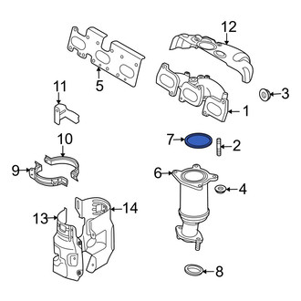 Mazda OE - Rear Catalytic Converter Gasket
