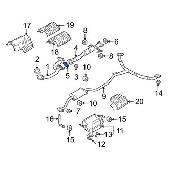 Mazda OE - Rear Catalytic Converter Gasket